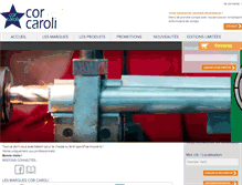 Tablet Screenshot of cor-caroli.fr